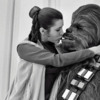 Princess Leia and Chewbacca.