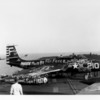 Members of the VF-62 squadron "decorate" a plane that landed on the wrong carrier,