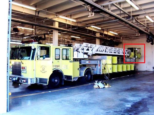 Former Truck 41 being taken out of service to move all tools to the new Pierce.