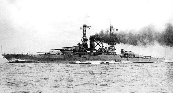 USS Idaho BB-42 seen about 1920a