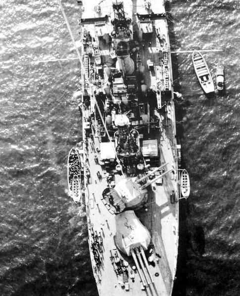 November 1918 - USS Nevada BB-36 seen off Queenstown, Ireland. 