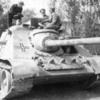 Captured Soviet SU-85 in German service, Summer 1944, dark yellow and large Balkenkreuz