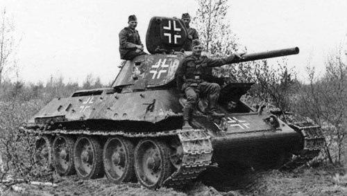 t34 captured by germans ww2