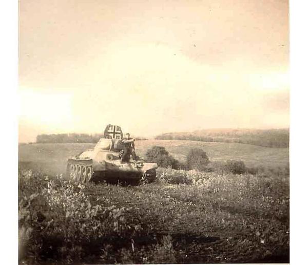 beute t-34 panzer fotot
