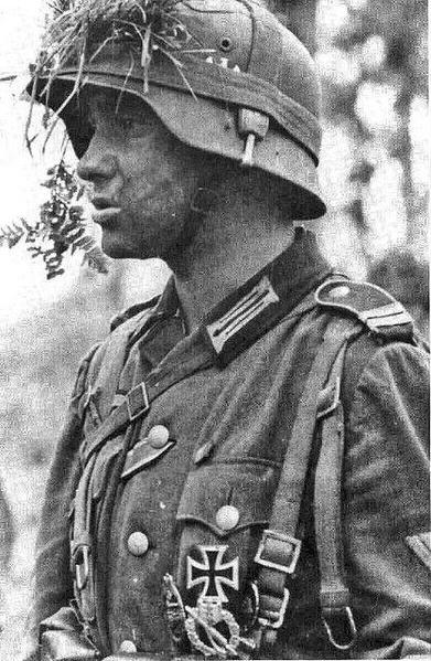 Soldado alemão, Normandia, 1944