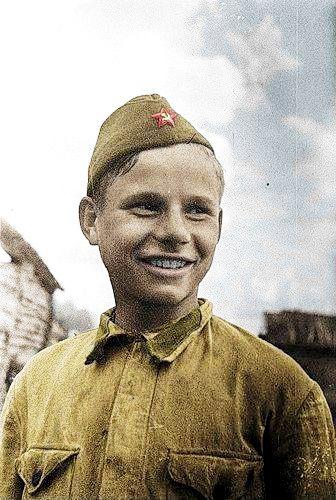 Soviet child soldier