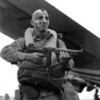 Sgt Jake McNiece of the 101st Airborne Division, ready to drop into Normandy, June 1944