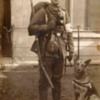 WWI medic and his faithful companion and rescue dog