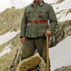 A German mountaineer soldier