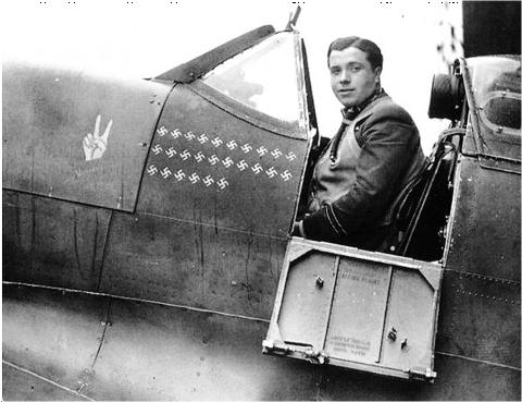 Spitfire Pilot Eric Stanley Lock. 26 Derrubes