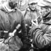 German mountain rangers smoking pipes during the fighting in Nikopol