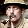 Portrait of an unknown British soldier taken prisoner by the Germans, April 1918