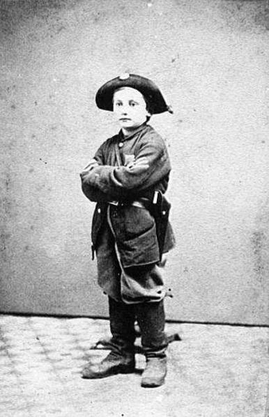 Civil war soldier at 11 years of age