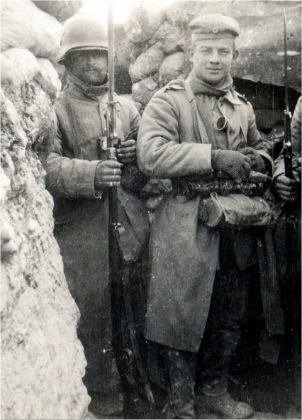 Winter in the trenches, 1917. Prima guerra mondiale - World War I Pinterest - Mozilla Firefox