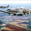 Spitfires in the sky over Kent