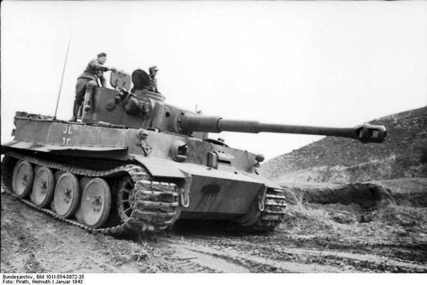 German Tiger I heavy tank in Tunisia, Jan 1943_1