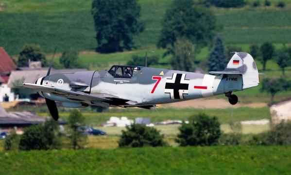 HA-1112-M1L Buchon rebuilt as a Bf 109G in Germany