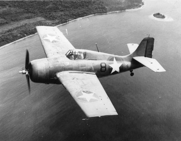 F4F-4 Wildcat of VGF-27 nas Salomões 1943
