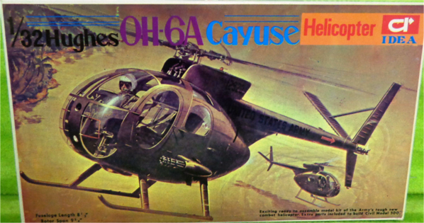 1980's Idea 1 32 Model Hughes Oh 6A Cayuse Helicopter RARE Idea Model Kit eBay - Mozilla Firefox