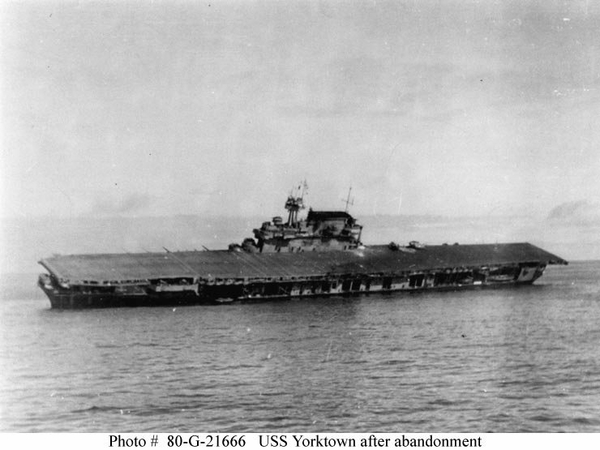 Yorktown after abandonment